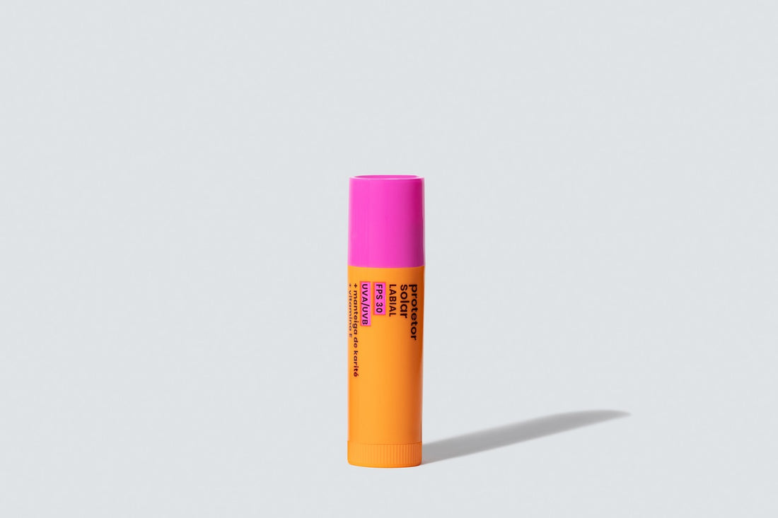 Protetor Solar Labial FPS 30 hidrata e protege em um só passo