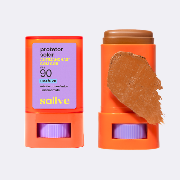 Protetor Solar Bastão com Cor Antimanchas FPS 90