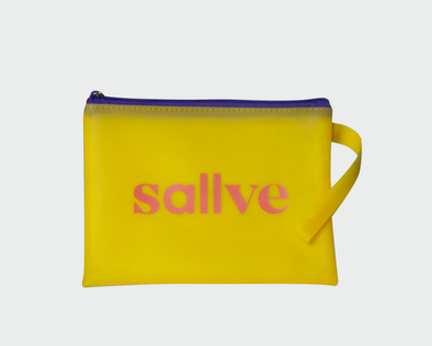 Necessaire Sallve - Amarela com goiaba