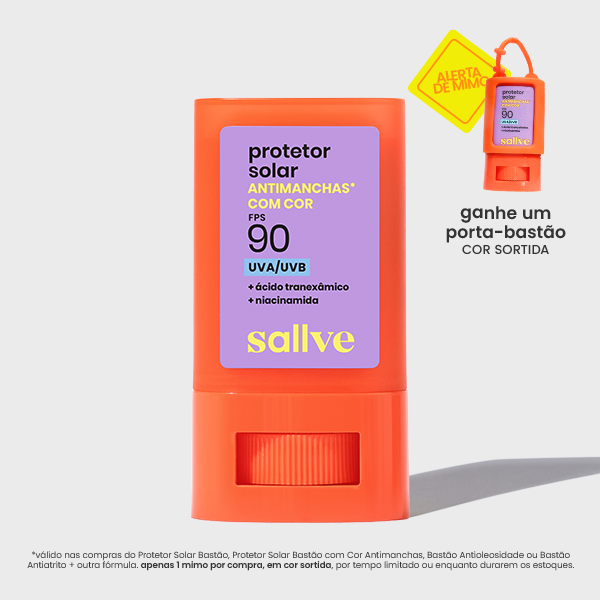 Protetor Solar Bastão com Cor Antimanchas FPS 90