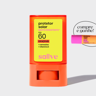 Protetor Solar Bastão FPS 60 Muito Resistente