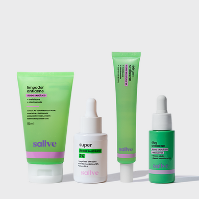 Kit Rotina Antiacne - Ácido Salicílico