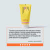Depoimento de cliente sobre o protetor solar corporal Sallve FPS 50, textura confortável e toque seco.