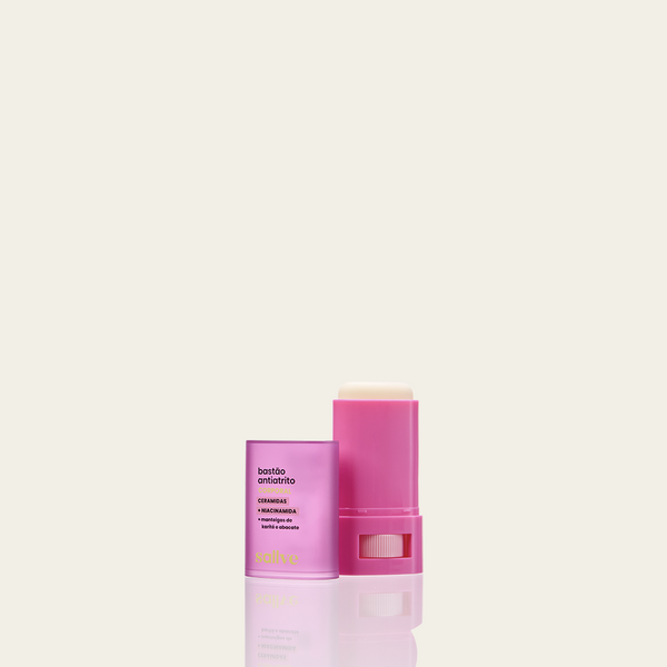 Bastão Antiatrito Corporal Sallve 15g – ceramidas, niacinamida e manteigas de karité e abacate para prevenir assaduras