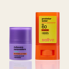 Dupla Renova e Protege Rosto e Lábios Sallve – Máscara Renovadora Labial e Protetor Solar Bastão FPS 60 Muito Resistente lado a lado