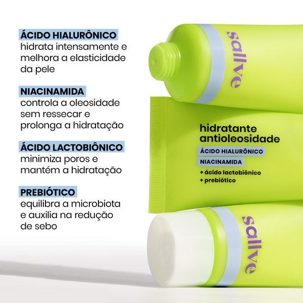 hidratante antioleosidade sallve ativos
