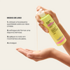 Modo de uso do Limpador Facial Sallve – espumar nas mãos úmidas, aplicar no rosto em movimentos circulares e enxaguar