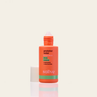 Protetor Solar Toque Seco FPS 50 Sallve 40g – frasco com proteção UVA/UVB, carnosina e niacinamida