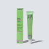 Bisnaga de 35g do Sérum Antiacne da Sallve ao lado da embalagem do produto. Com ácido salicílico 2%, melaleuca, niacinamida e extrato de buchu, indicado para tratar, prevenir e recuperar peles com acne.