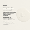 Ativos do Super Ácido Glicólico 10% Sallve – ácido glicólico 10% renova e desobstrui poros, peptídeo antioleosidade, niacinamida 5% e ácido lactobiônico