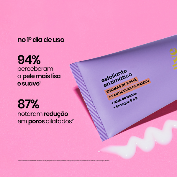 testes clínicos esfoliante enzimático Sallve